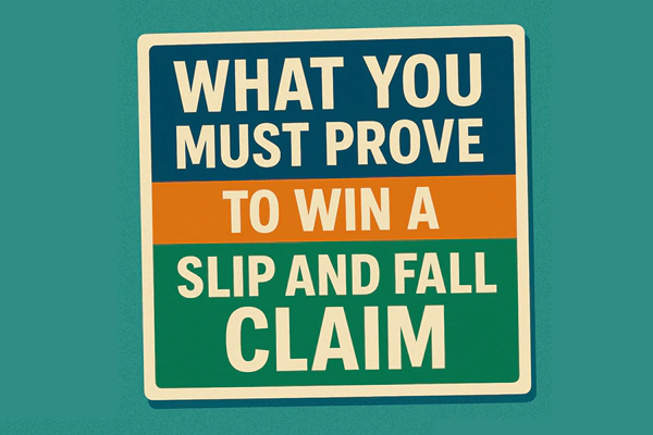 win a slip and fall claim